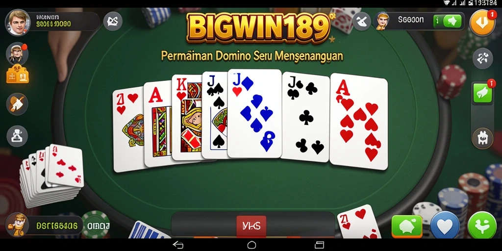Tampilan gameplay mendebarkan di BIGWIN189 dengan aksi Domino yang dinamis.