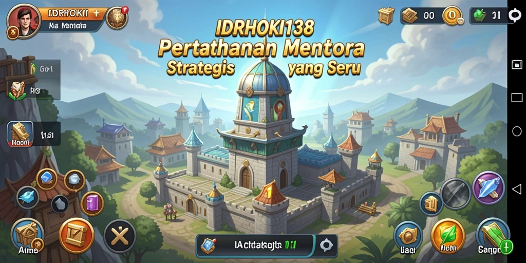 Tampilan gameplay seru dari IDRHOKI138 di kategori Tower Defense.