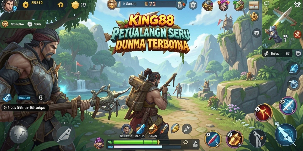 Tampilan gameplay yang menakjubkan di dunia terbuka KING88.
