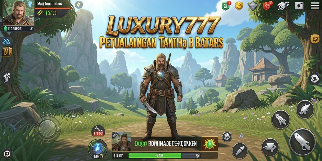 Gameplay menakjubkan dari LUXURY777 dalam dunia terbuka.