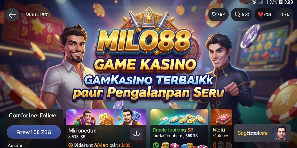 Tangkapan layar dari gameplay seru di MILO88 Kasino.