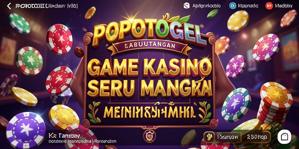 Tampilan seru gameplay Kasino di POPOTOGEL.