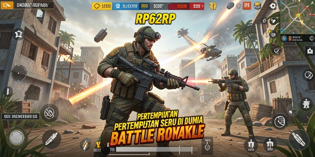 Tampilan gameplay <strong>RP62RP</strong> yang menegangkan dan penuh aksi.