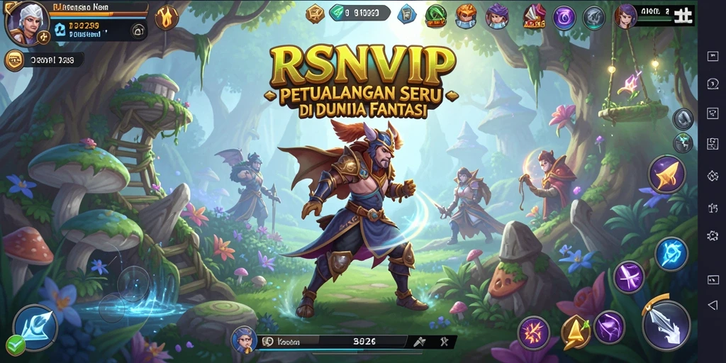 Screenshot gameplay menampilkan dunia petualangan yang menakjubkan.