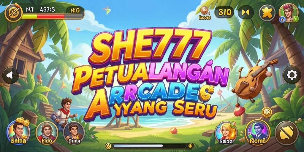 Tampilan gameplay seru dari SHE777 dengan aksi menantang