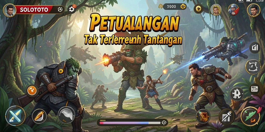 Tampilan gameplay <strong>SOLOTOTO</strong> yang mengasyikkan dan menantang dengan berbagai petualangan.